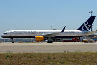 TF-FIA @ YSSY - A plane of two different colours - this side painted in corporate colours - the other side remains in full Icelandair colours
