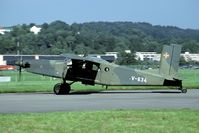 V-634 @ LSMD - Photographed during the 1989 Flugmeisterschaften. In the background the flightline packed with Hunters.