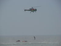19302 - alouette 3 during a rescue simulation at Espinho beach - by ze_mikex