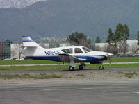 N115CE @ POC - Taxiing to Howard Aviation - by Helicopterfriend