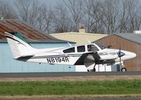 N8194R @ DTN - Taking off from runway 14 at Downtown Shreveport.