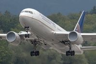 N67158 @ LSZH - Continental Airlines 767-200