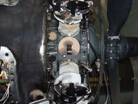 N3703G @ D52 - Engine maintenance. - by Terry L. Swann
