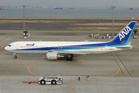 JA8674 @ RJTT - ANA B767 arrives Haneda - by Terry Fletcher