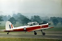 WK643 @ EGCD - Chipmunk T.10 of 2 Flying Training School at the 1973 Woodford Air Show. - by Peter Nicholson
