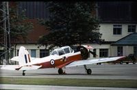 WP830 @ EGQL - Chipmunk T.10 of East Lowlands Air University Squadron at RAF Leuchars 1972 Air Show. - by Peter Nicholson