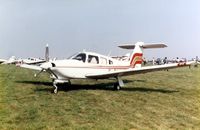 G-DAAH @ EGTC - PA-28RT Arrow IV G-DAAH visiting the 1981 Cranfield Business and Light Aviation Exhibition - by GeoffW