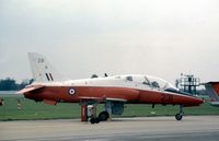 XX231 @ MHZ - Before conversion to Hawk T.1W, as a Hawk T.1 of 4 Flying Training School this was displayed at the 1980 Mildenhall Air Show. - by Peter Nicholson