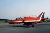 XX306 @ MHZ - Another long-standing Red Arrows aircraft, as a Hawk T.1 it was on display at the 1984 Mildenhall Air Show. - by Peter Nicholson