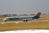 N876GA @ CID - Landing roll, runway 13 - by Glenn E. Chatfield