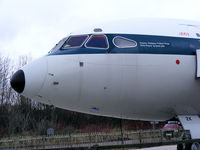 G-AWZK @ EGCC - Preserved at the Aviation Viewing Park - by chris hall