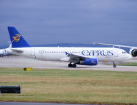 5B-DBC @ EGCC - Cyprus Airways - by chris hall