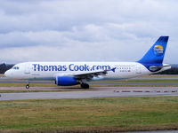 G-BYTH @ EGCC - Thomas Cook - by chris hall