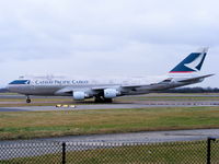 B-HKS @ EGCC - Cathay Pacific Cargo - by chris hall