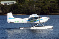 VH-TLO - Cessna A185F in Strahan Harbour , West Tasmania - by Terry Fletcher