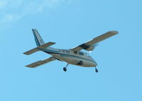 G-BFBU @ EGHO - GEMINAIR P68 CLIMBING OUT FROM RWY 25 - by BIKE PILOT