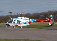 G-BXKL @ EGHO - SMART LOOKING JET RANGER. SWATTONS AVIATION LTD. - by BIKE PILOT