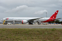 VH-VOZ @ YSSY - New B777 - registered to PelAir but operated by Virgin Blue
