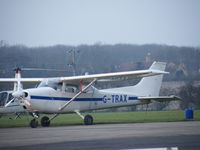 G-TRAX @ EGSF - Cessna F172 at Conington - by Simon Palmer
