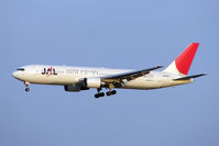 JA603J @ RJAA - JAL B767 on approach to Narita - by Terry Fletcher