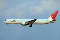JA607J @ RJAA - JAL B767 on approach to Narita - by Terry Fletcher