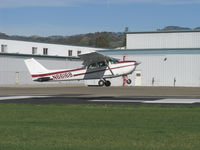 N66168 @ SZP - 1983 Cessna 172P SKYHAWK II, Lycoming O-320-D2J 160 Hp, landing Rwy 04 - by Doug Robertson