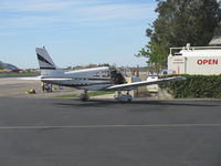 N32056 @ SZP - 1975 Piper PA-28-151 WARRIOR, Lycoming O-320-E3D 150 Hp, refueling - by Doug Robertson