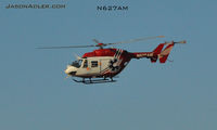 N627AM - Departing Tampa General Hospital. Clear blue skys - by Jasonbadler