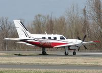 N618ST @ DTN - Turning onto runway 14 from taxiway Foxtrot at the Shreveport Downtown airport. - by paulp