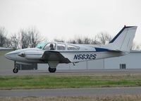 N5632S @ DTN - Taxiing across runway 14 at the Shreveport Downtown airport.