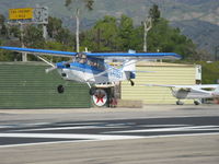 N4182Y @ SZP - 1977 Bellanca 7KCAB CITABRIA, Lycoming AEIO-360 180 Hp, another landing Rwy 22 - by Doug Robertson