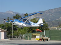 N4182Y @ SZP - 1977 Bellanca 7KCAB CITABRIA, Lycoming AEIO-360 180 Hp, another landing Rwy 22 - by Doug Robertson