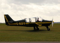 G-BSFF @ EGHL - TAXYING BACK TO THE HANGERS WITH THE LAUNCH CABLE ATTACHED - by BIKE PILOT