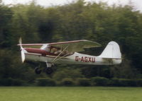 G-AGXU @ EGHP - ABOUT TO TOUCH DOWN ON RWY 08 - by BIKE PILOT