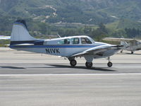 N1VK @ SZP - 1960 Beech B95 TRAVEL AIR, two Lycoming O&VO-360s 180 Hp each, takeoff Rwy 22 - by Doug Robertson