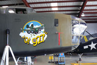 N24927 @ ADS - CAF B-24A ol 927 during gear retraction testing...hanger flying!