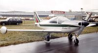 I-LELF @ EGLF - SIAI-Marchetti SF.260C of the Aeritalia Flying School at Farnborough International 1980 - by Ingo Warnecke