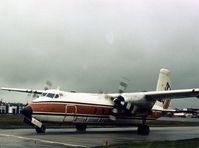 G-BBXI @ BLK - British Island Airways Herald operated during the 1978 Blackpool Airshow. - by Peter Nicholson