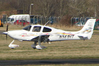 N141HT @ EGBJ - Cirrus SR22 at Gloucestershire Airport - by Terry Fletcher