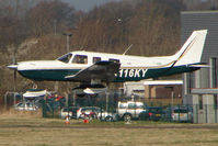 N116KY @ EGBJ - Piper PA-32-301FT  recently re-registered from N562RR - by Terry Fletcher