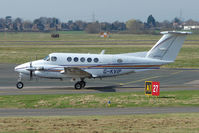 G-KVIP @ EGBJ - Beech 200 at Gloucestershire Airport - by Terry Fletcher