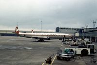 G-BDIF @ EGCC - Dan-Air Comet as seen at Manchester Airport in the Summer of 1976. - by Peter Nicholson