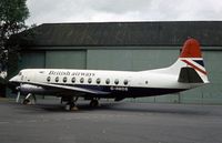 G-AMOG @ EGWC - British Airways Viscount displayed at RAF Cosford in 1976. - by Peter Nicholson