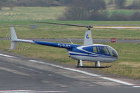 G-ILET @ EGBJ - Robinson R44 II at Staverton - by Terry Fletcher
