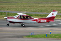 G-BBHI @ EGBJ - Cessna 177RG at Staverton - by Terry Fletcher