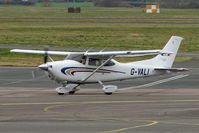 G-VALI @ EGBJ - Cessna 182 taxies in at Staverton - by Terry Fletcher