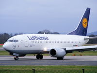 D-ABII @ EGCC - Lufthansa - by Chris Hall