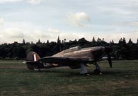 G-AWLW - Strathallan Collection's Hurricane at the 1978 Strathallan Open Day. - by Peter Nicholson