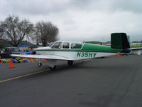 N35HV @ POC - Parked for display at Brackett - by Helicopterfriend