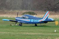 G-BCGI @ EGCB - Piper PA-28-140 at Barton - by Terry Fletcher
